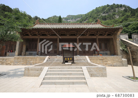 中国　山西省　晋城市　青蓮寺　上寺 68730083