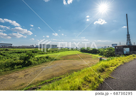 愛知県 庄内川河川敷 愛知県 庄内川河川敷 68730295