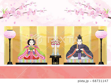 桃の節句-親王飾り/京風 68731147