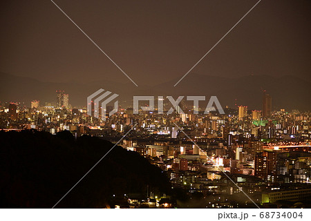 鈴が峰公園から見た夜景(広島県広島市) 68734004