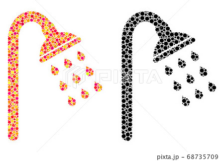 Pixel Shower Mosaic Icons Pixel Shower Mosaic Icons 68735709