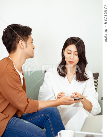 Young Couple Have Disagreement at Home. Young Couple Have Disagreement at Home. 68735977
