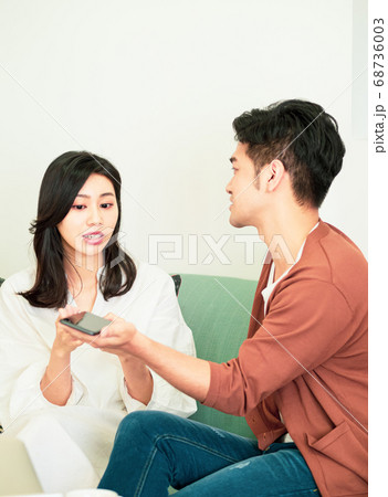 Young Couple Have Disagreement at Home. Young Couple Have Disagreement at Home. 68736003