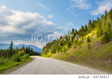 Road on Alaska 68736913