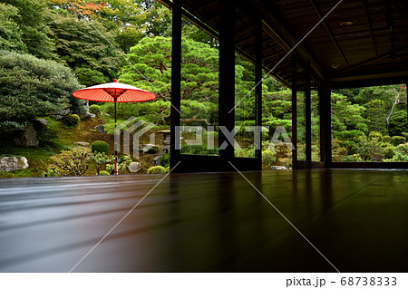 旧竹林院比のリフレクション（叡山延暦寺の里坊） 68738333