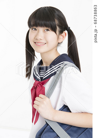 Japanese Junior Idol U15 Video - Smile girls junior high school students - Stock Photo [68738863] - PIXTA