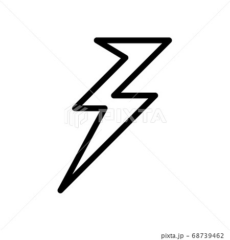 lightning bolt. Thunderbolt Line style 68739462