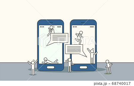 People chatting vector communication discussion. 68740017