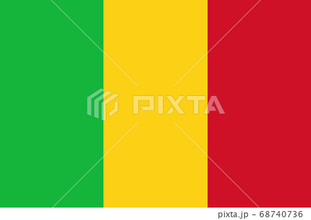 flag of Mali Vector illustration 68740736