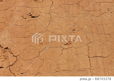 Background of great clay wall or brown ocher. Background of great clay wall or brown ocher. 68743378