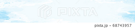Realistic blue watercolor panoramic texture on Realistic blue watercolor panoramic texture on 68743957