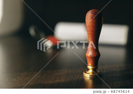 Notary signs legal contract. Businessman working in office. notary public lawyer desk attorney office law official concept 68745614