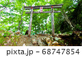 山の中の鳥居 68747854