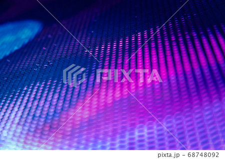 CloseUp LED blurred screen. LED soft focus CloseUp LED blurred screen. LED soft focus 68748092