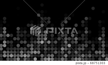 幾何学模様デジタルパーティクルグラフィック背景素材 68751303