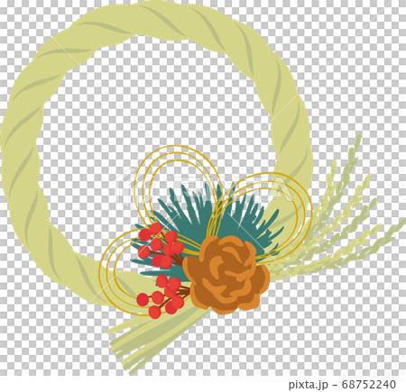 Nanten and pinecone lanyard decoration 68752240