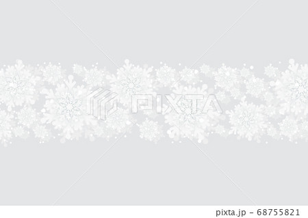 Vector banner for Christmas, New Year, snowflakes 68755821