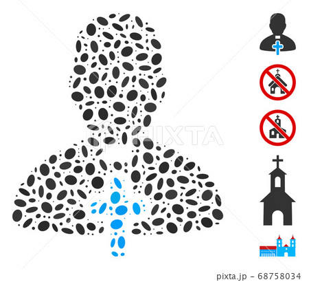 Ellipse Collage Catholic Priest Ellipse Collage Catholic Priest 68758034