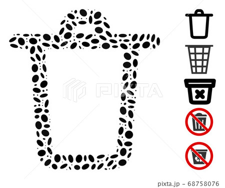 Dot Collage Bucket Dot Collage Bucket 68758076