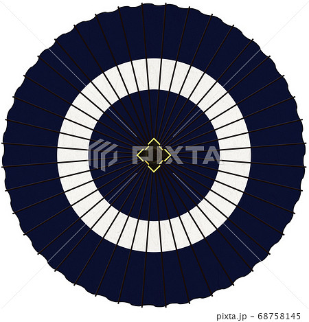 和傘　和素材　イラスト素材 68758145