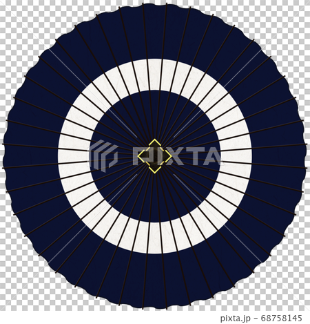 和傘　和素材　イラスト素材 68758145