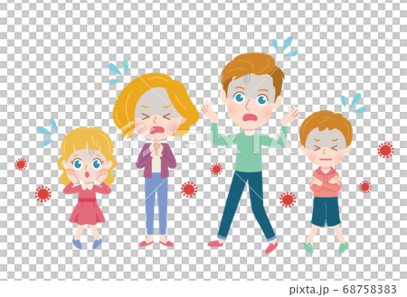 Foreign family illustration Foreign family illustration 68758383