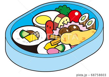 子どものお弁当(巻き寿司とエビフライ) 子どものお弁当(巻き寿司とエビフライ) 68758603