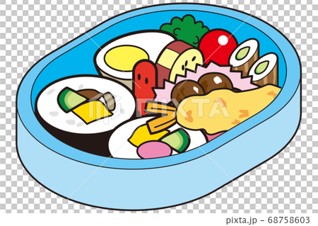 子どものお弁当(巻き寿司とエビフライ) 子どものお弁当(巻き寿司とエビフライ) 68758603