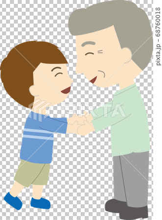 Grandpa and grandson Grandpa and grandson 68760018