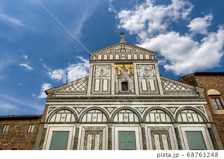 Medieval Basilica of San Miniato al Monte - Florence Italy 68761248