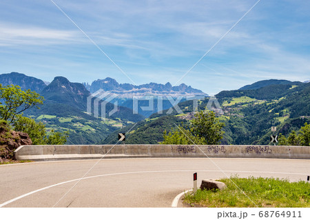 Landscape view of the mountains in South Tyrol, 68764911