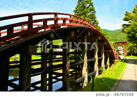 丹生都比売神社　輪橋　太鼓橋　世界遺産 68765308