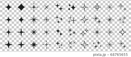 Glitter icon set - Stock Illustration [68765655] - PIXTA