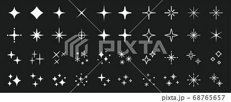 キラキラ　アイコンセット 68765657