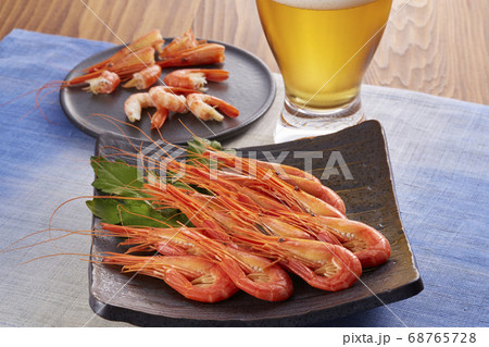 シマエビ 生ビール おつまみセット シマエビ 生ビール おつまみセット 68765728