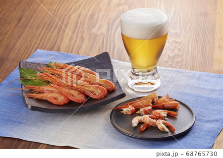 シマエビ 生ビール おつまみセット シマエビ 生ビール おつまみセット 68765730