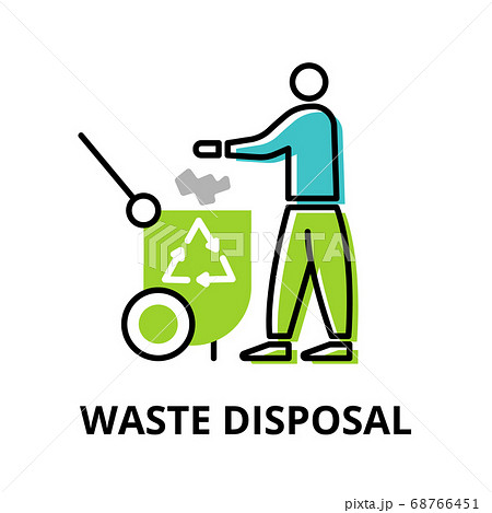 Infographic concept of Waste Disposal Infographic concept of Waste Disposal 68766451