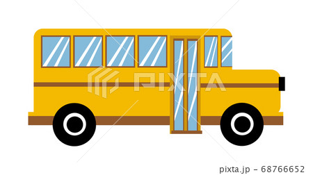 Yellow school bus vector illustration 68766652