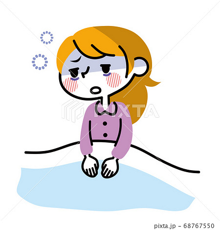 睡眠不足　女性 68767550