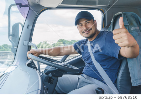 smile professional truck driver smile professional truck driver 68768510