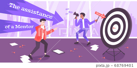 Assistance Of Mentor Flat cComposition 68769401