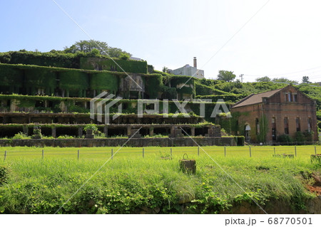 佐渡ヶ島の観光地、北沢浮遊選鉱場 佐渡ヶ島の観光地、北沢浮遊選鉱場 68770501