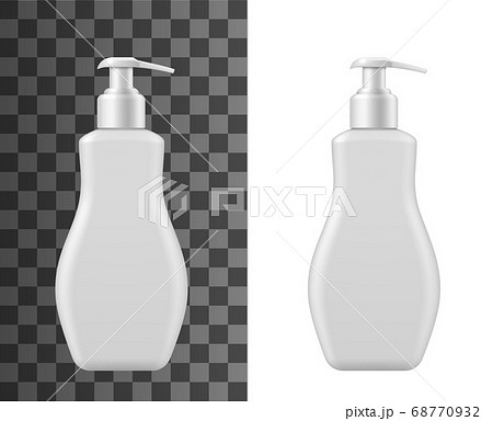 Bottle for liquid soap isolated vector mockup Bottle for liquid soap isolated vector mockup 68770932