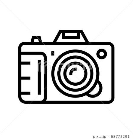 photo camera device line icon vector illustration 68772291