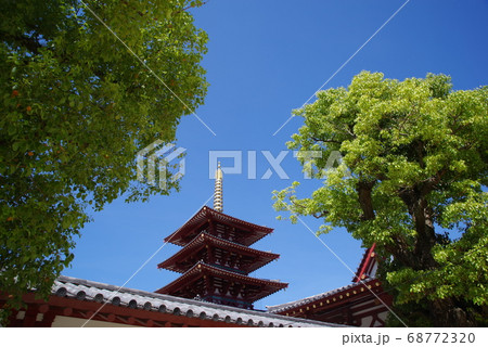 日本仏法最初の官寺 聖徳太子建立の四天王寺 68772320