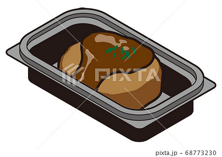 フードパック入りハンバーグ 68773230