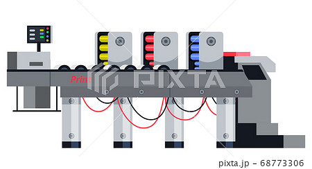 Professional equipment for advertising agency. Vector illustration Professional equipment for advertising agency. Vector illustration 68773306