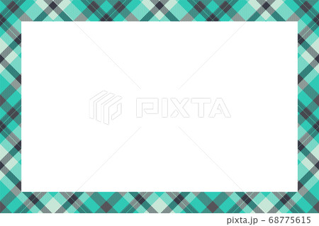 Vintage frame vector. Scottish border pattern 68775615