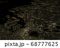 東京上空高度1万mからの夜景 68777625