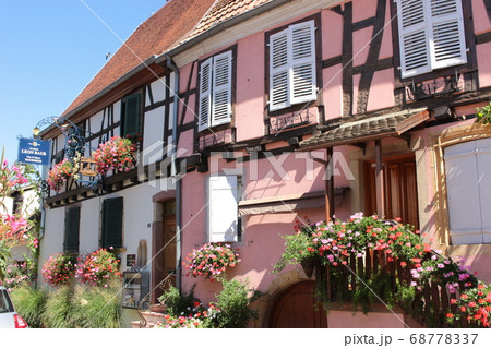 アルザス　エギスハイムの街並み 68778337